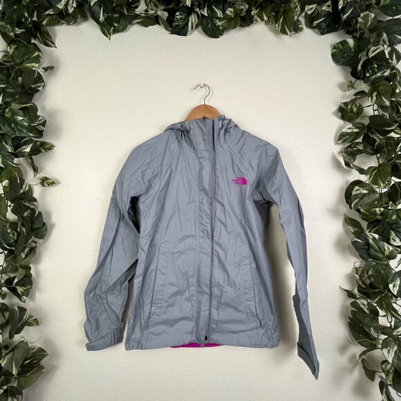 The North Face Athletic Full Zip Windbreaker Jacket Grey Women’s Size XS - Picture 1 of 11
